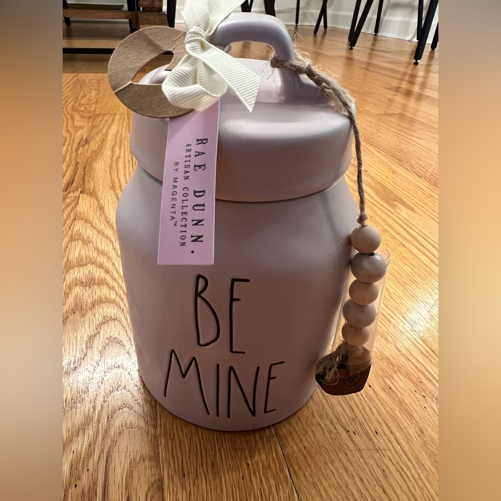 Rae Dunn Be Mine Blush Jar